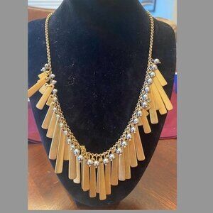 J Crew Statement Mixed Metal Necklace